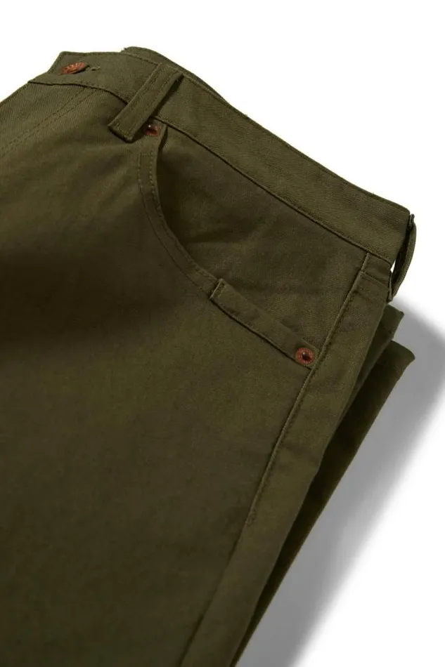 Men Builders 5Pocket Stretch Pant Ivy Green Brixton Pants