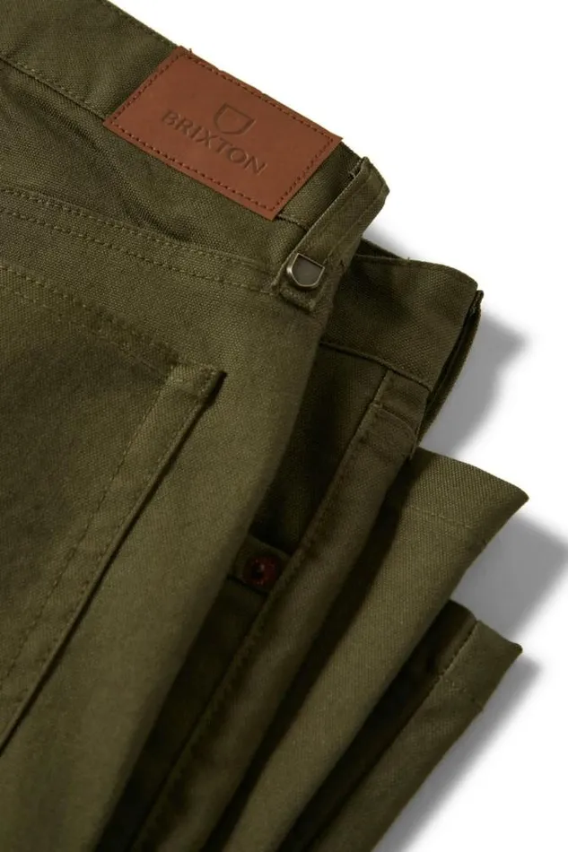 Men Builders 5Pocket Stretch Pant Ivy Green Brixton Pants