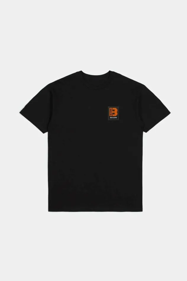 Men Builders SS Standard TShirt Black Brixton TShirts