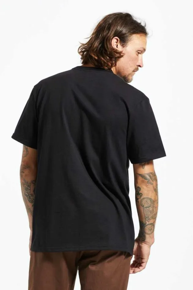 Men Builders SS Standard TShirt Black Brixton TShirts