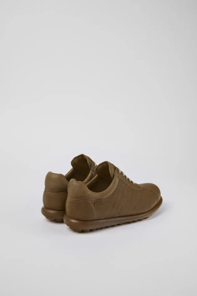 Men Camper Casual Shoes Pelotas Brown Leather Oxford Sneaker