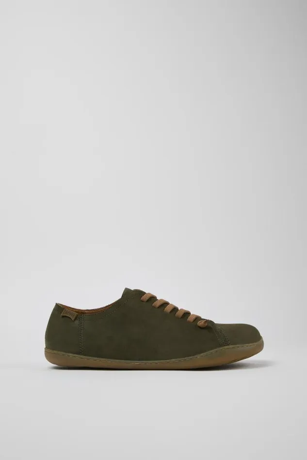 Men Camper Casual Shoes Peu Green Nubuck Shoes Men Camper Casual Shoes Peu Green Nubuck Shoes