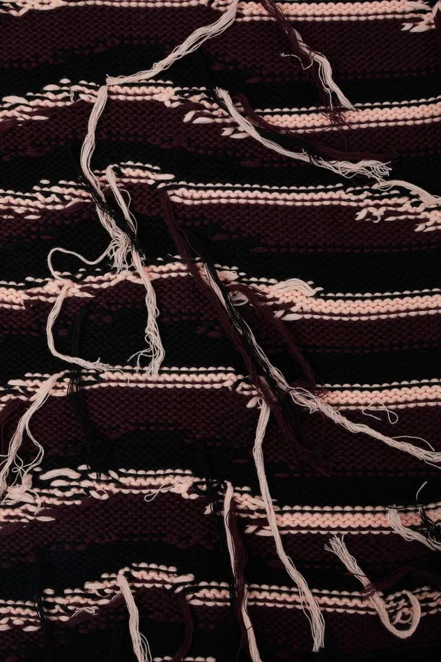 Men Camper Knit Knit Scarf Brown Intarsia Knit Scarf Men Camper Knit Knit Scarf Brown Intarsia Knit Scarf