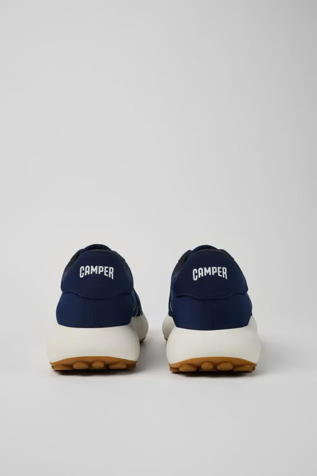 Men Camper Non Leather Shoes Pelotas Athens Blue Textile Sneaker Men Camper Non Leather Shoes Pelotas Athens Blue Textile Sneaker