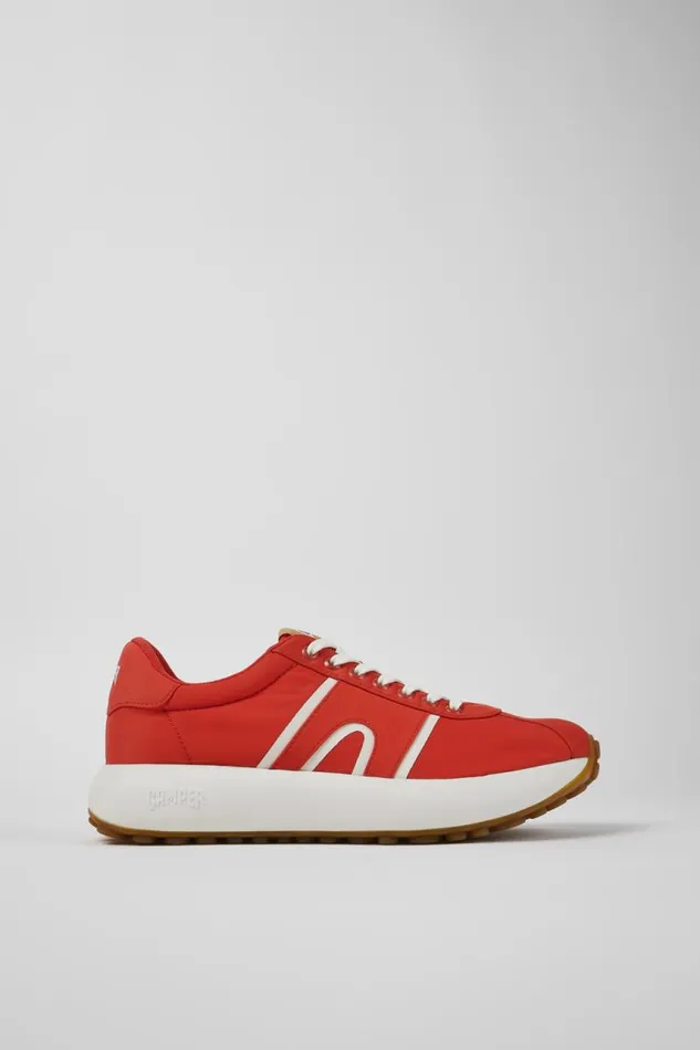 Men Camper Sneakers Pelotas Athens Red Textile Sneaker Men Camper Sneakers Pelotas Athens Red Textile Sneaker