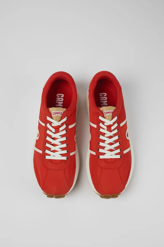 Men Camper Sneakers Pelotas Athens Red Textile Sneaker Men Camper Sneakers Pelotas Athens Red Textile Sneaker