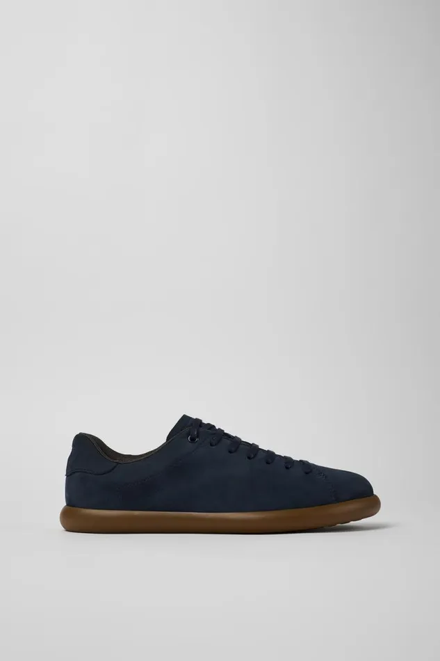 Men Camper Sneakers Pelotas Soller Blue Nubuck Sneakers Men Camper Sneakers Pelotas Soller Blue Nubuck Sneakers