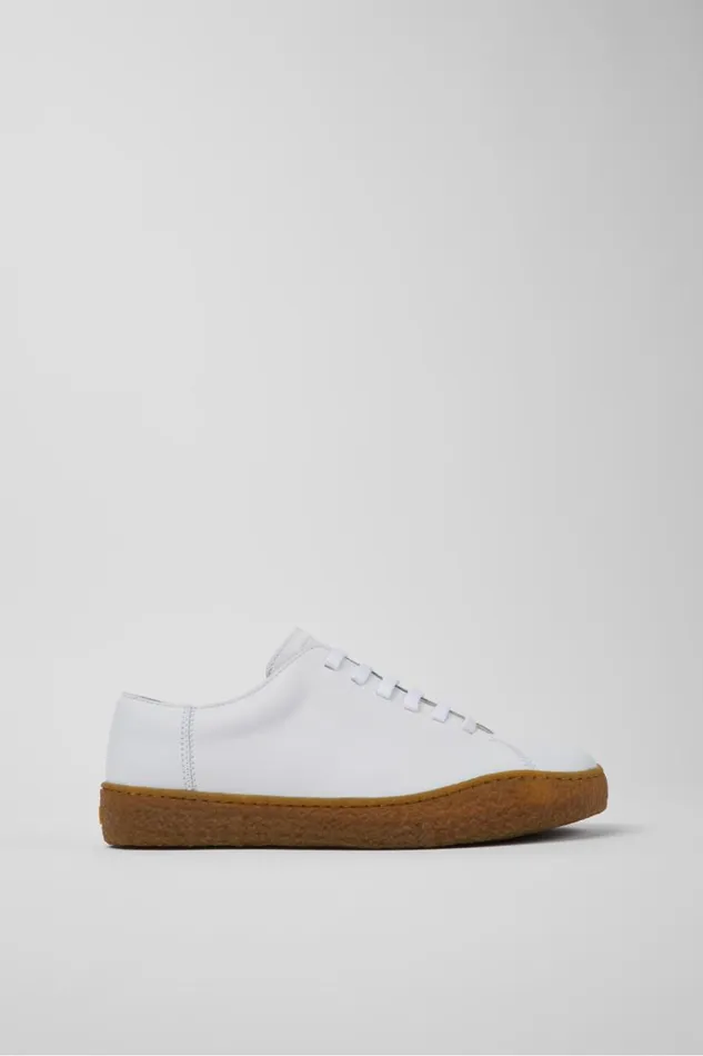 Men Camper Sneakers Peu Terreno White Leather Shoes Men Camper Sneakers Peu Terreno White Leather Shoes