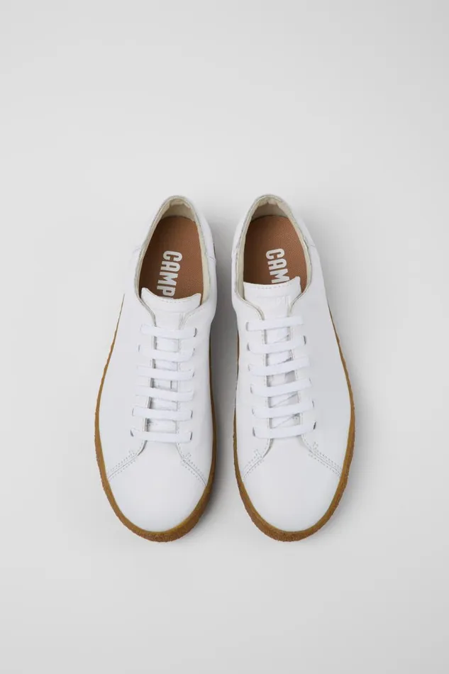 Men Camper Sneakers Peu Terreno White Leather Shoes Men Camper Sneakers Peu Terreno White Leather Shoes