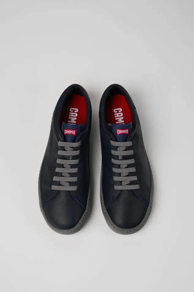 Men Camper Sneakers Peu Touring Blue Leather Sneaker Men Camper Sneakers Peu Touring Blue Leather Sneaker