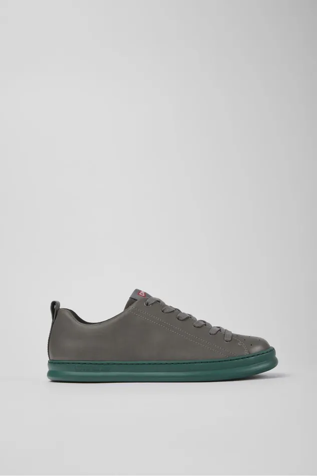 Men Camper Sneakers Runner Gray Leather Sneakers Men Camper Sneakers Runner Gray Leather Sneakers