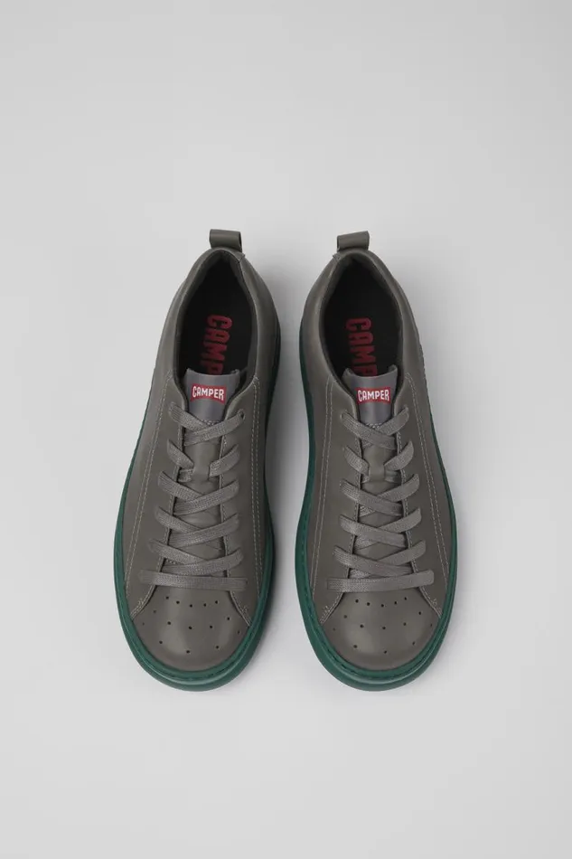 Men Camper Sneakers Runner Gray Leather Sneakers Men Camper Sneakers Runner Gray Leather Sneakers