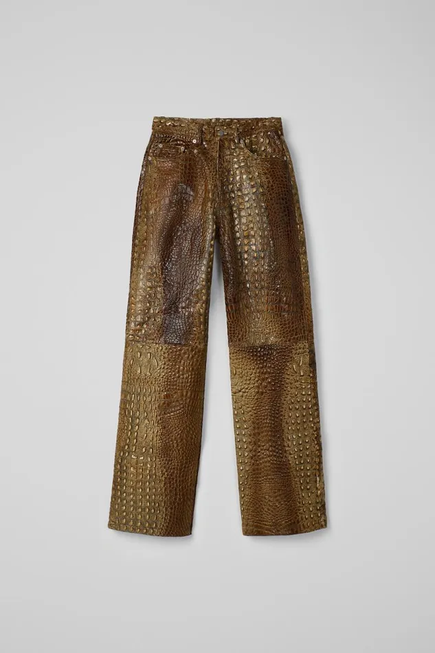 Men Camper TrousersandShorts Leather Pants Brown Leather Trousers Men Camper TrousersandShorts Leather Pants Brown Leather Trousers