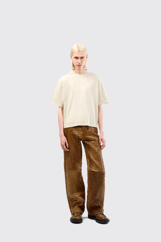 Men Camper TrousersandShorts Leather Pants Brown Leather Trousers Men Camper TrousersandShorts Leather Pants Brown Leather Trousers