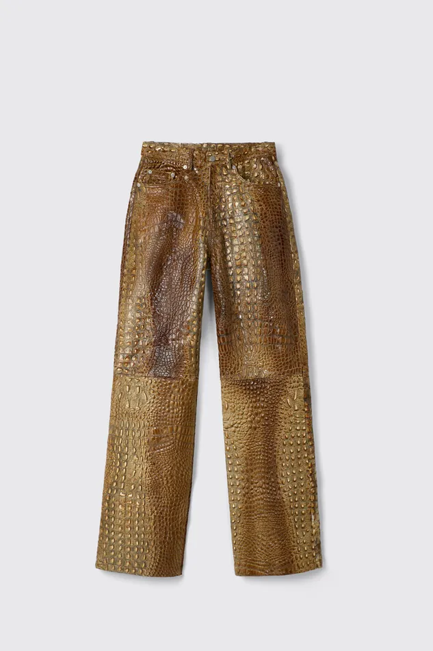 Men Camper TrousersandShorts Leather Pants Brown Leather Trousers Men Camper TrousersandShorts Leather Pants Brown Leather Trousers