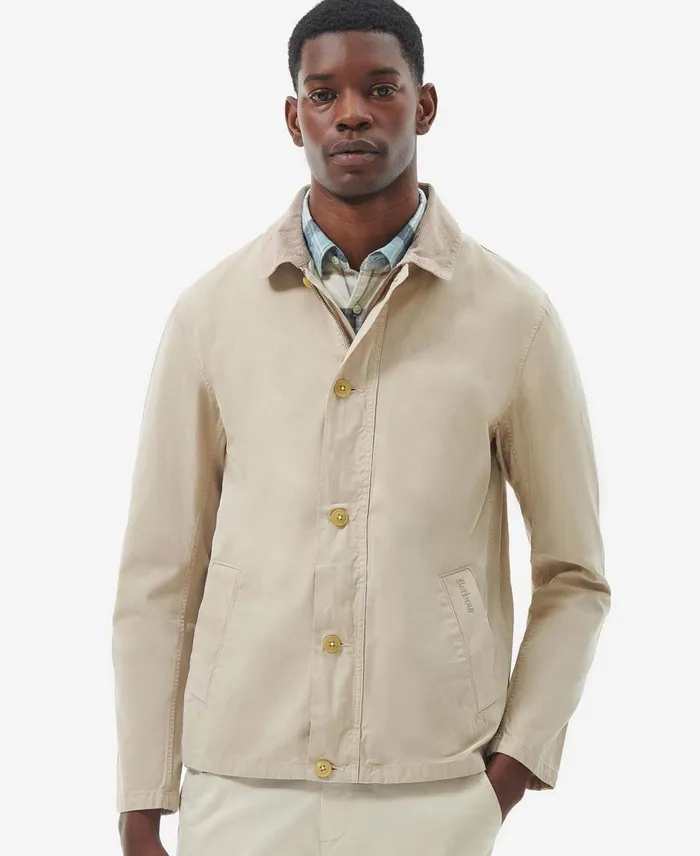 Men Casual Jackets Barbour Crimdon Casual Jacket Mist