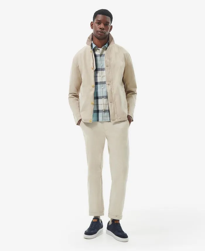 Men Casual Jackets Barbour Crimdon Casual Jacket Mist Men Casual Jackets Barbour Crimdon Casual Jacket Mist