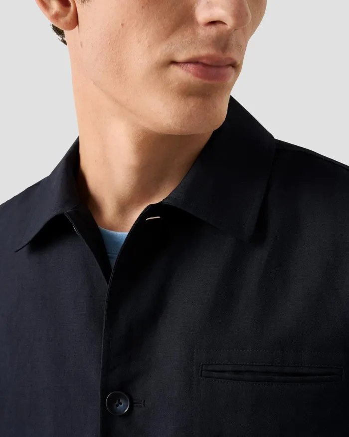 Men Chore Jacket Blue Eton Overshirts Men Chore Jacket Blue Eton Overshirts