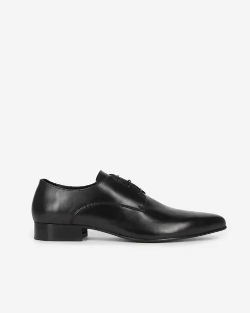 Men Derbies and Loafers The Kooples Black Leather Derbies Black