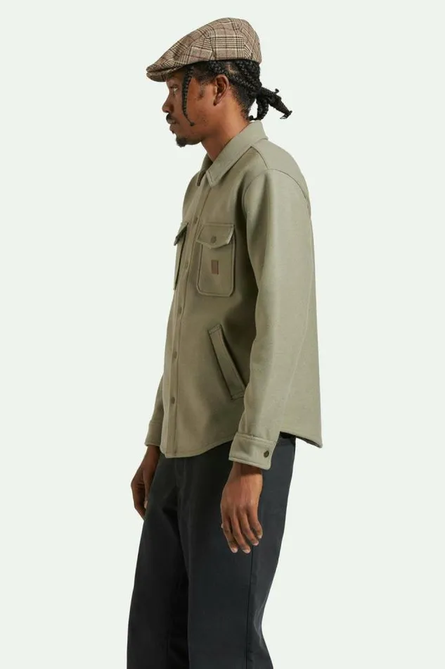 Men Durham Felted Stretch Jacket Vetiver Brixton Jackets