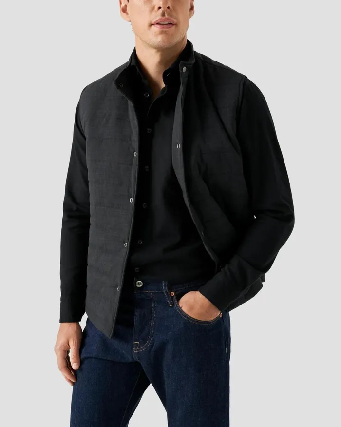 Men Flannel Shirt Black Eton Casual Shirts Men Flannel Shirt Black Eton Casual Shirts