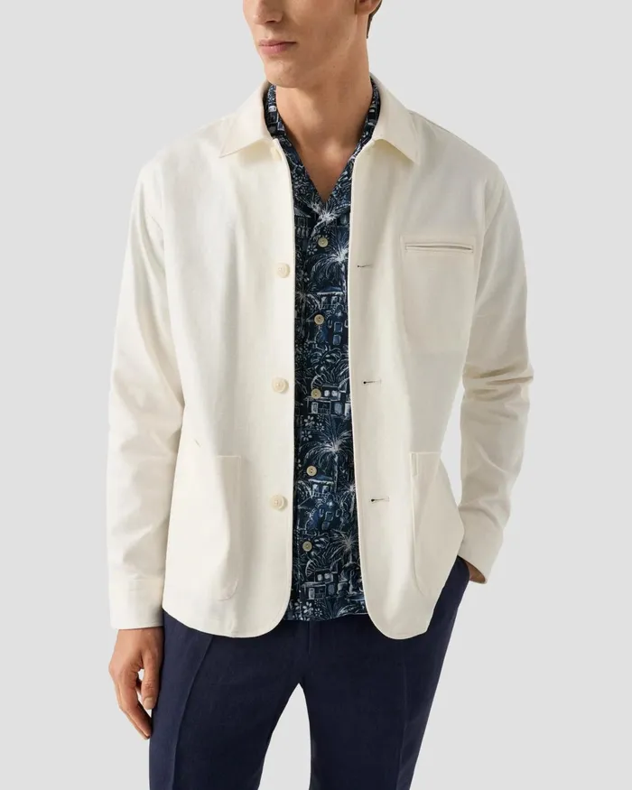 Men Floral Print Resort Shirt Blue Eton Casual Shirts Men Floral Print Resort Shirt Blue Eton Casual Shirts