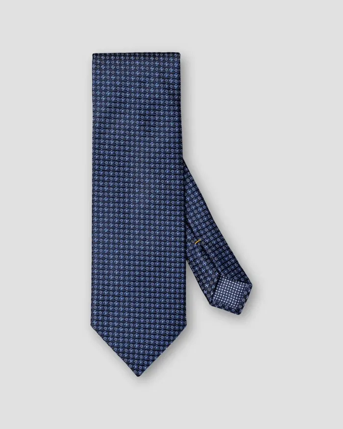 Men Floral Woven Silk Tie Blue Eton Ties Men Floral Woven Silk Tie Blue Eton Ties