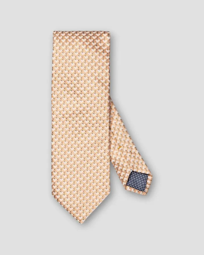 Men Geometric Tie Orange Eton Ties Men Geometric Tie Orange Eton Ties