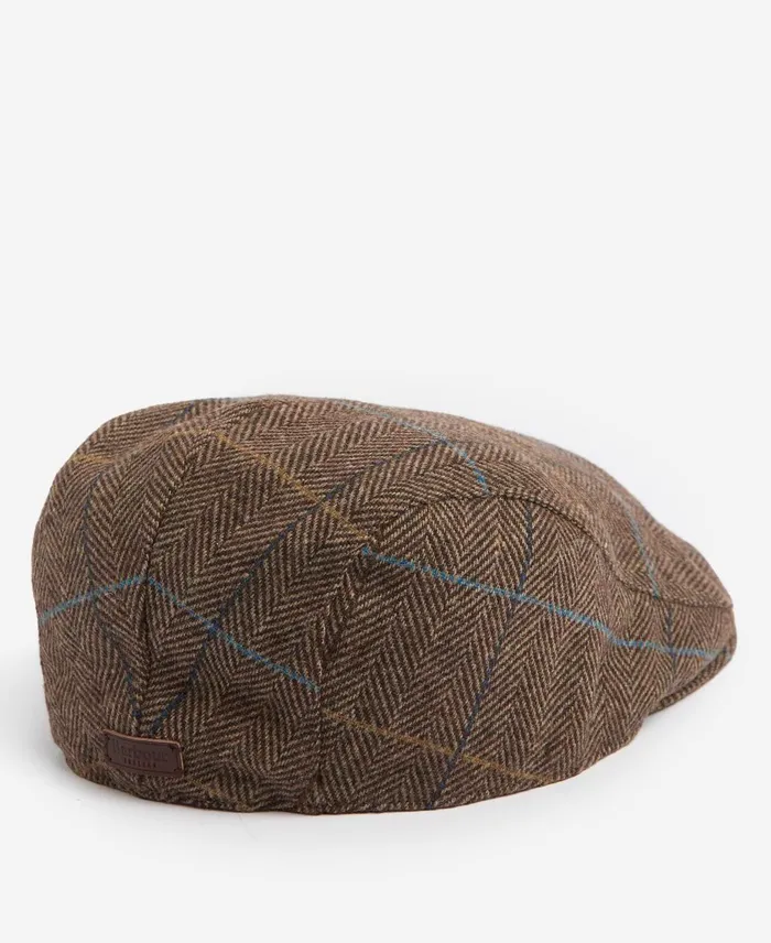 Men Hats Barbour Cheviot Flat Cap Olive Herringbone Men Hats Barbour Cheviot Flat Cap Olive Herringbone