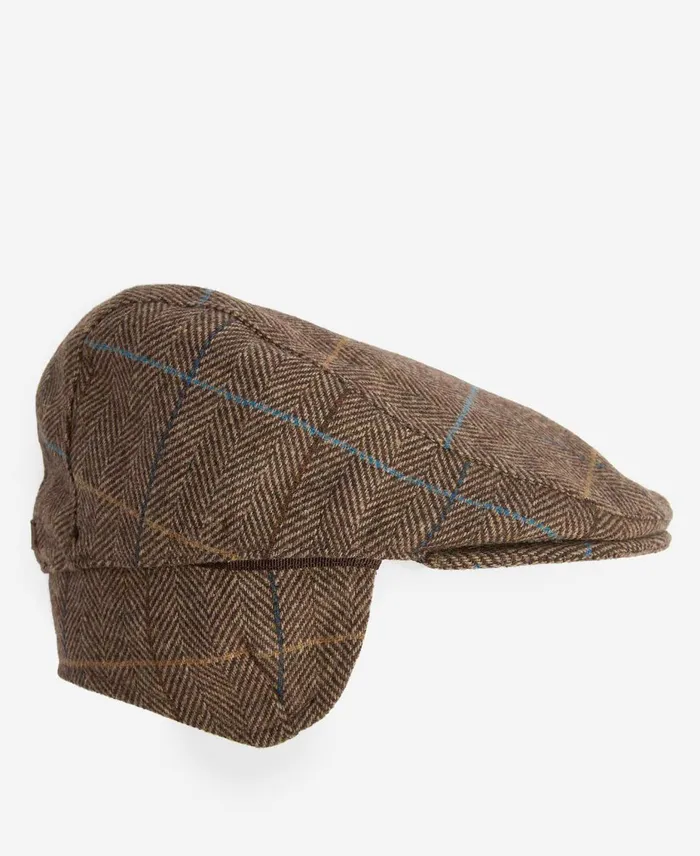 Men Hats Barbour Cheviot Flat Cap Olive Herringbone Men Hats Barbour Cheviot Flat Cap Olive Herringbone