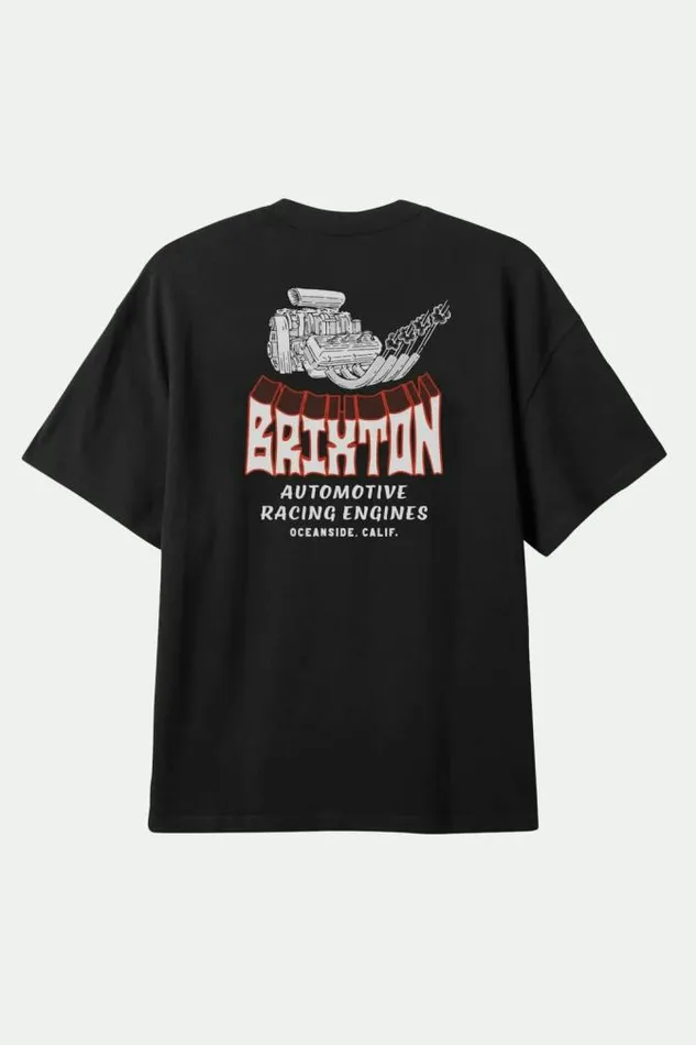 Men Horsepower SS Standard TShirt Black Brixton TShirts