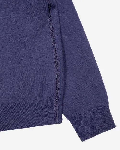 Men Jumpers and Cardigans The Kooples Blue Cashmere Sweater Blue Atlantique
