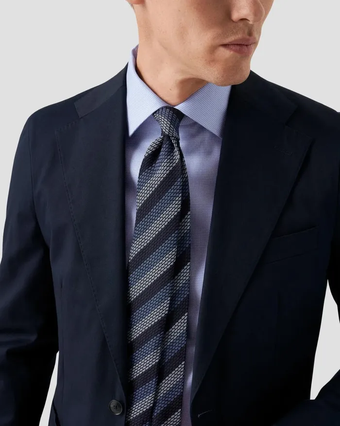 Men Light Blue Patterned Textured Twill Shirt Blue Eton Dress Shirts Men Light Blue Patterned Textured Twill Shirt Blue Eton Dress Shirts