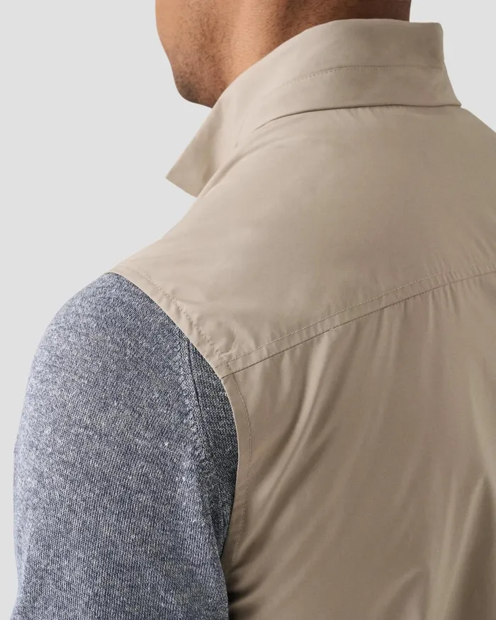 Men Lightweight Zip Vest Brown Eton Vests Men Lightweight Zip Vest Brown Eton Vests