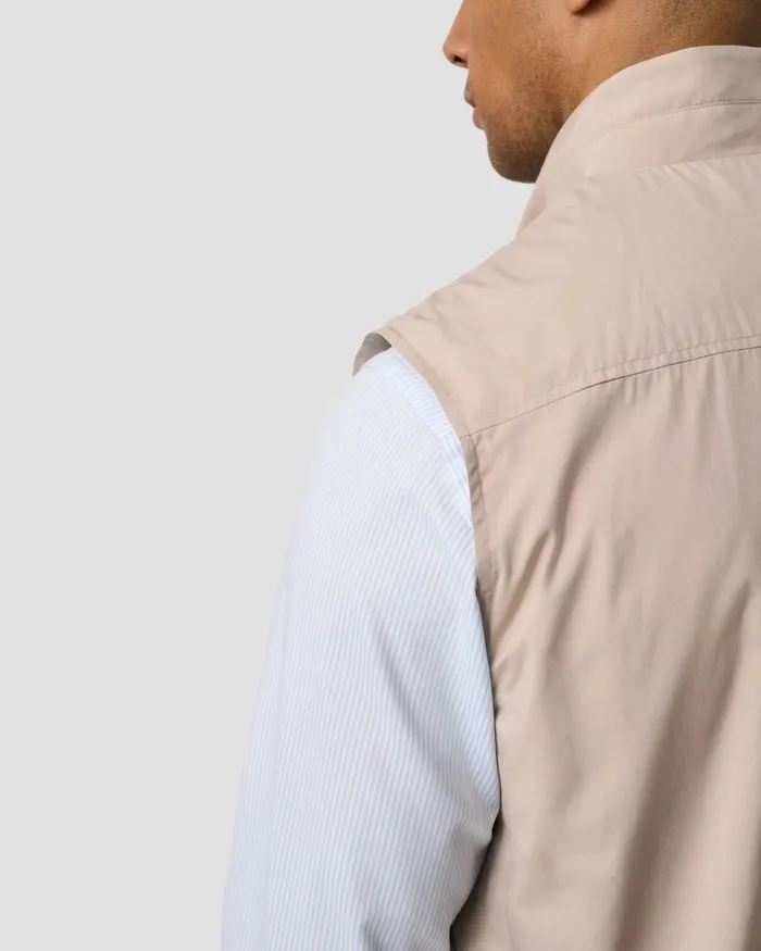 Men Lightweight Zip Vest Brown Eton Vests Men Lightweight Zip Vest Brown Eton Vests