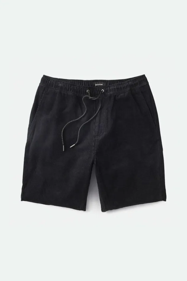 Men Madrid II Corduroy Short 8034 Black Cord Brixton Shorts and Swim