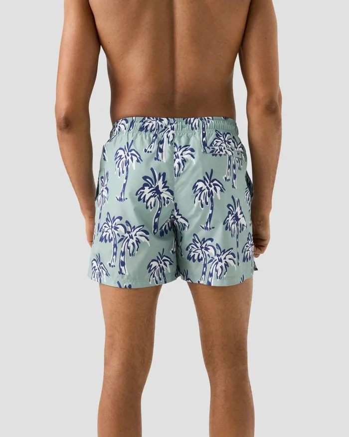 Men Motif Swim Shorts Green Eton Shorts and Swim Shorts Men Motif Swim Shorts Green Eton Shorts and Swim Shorts
