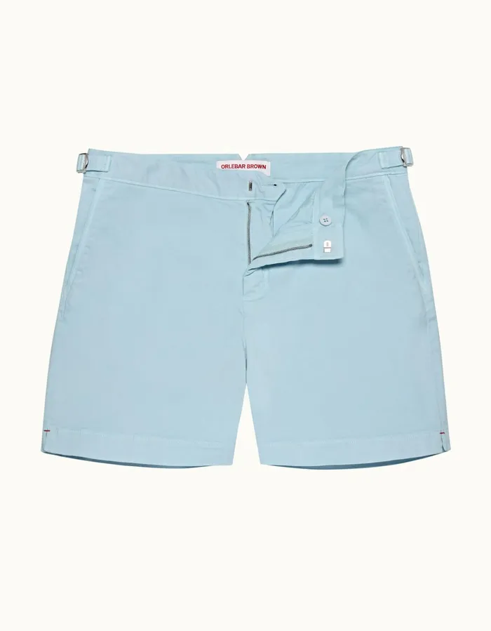 Men Orlebar Brown Day Shorts Bulldog StretchCotton Island Sky