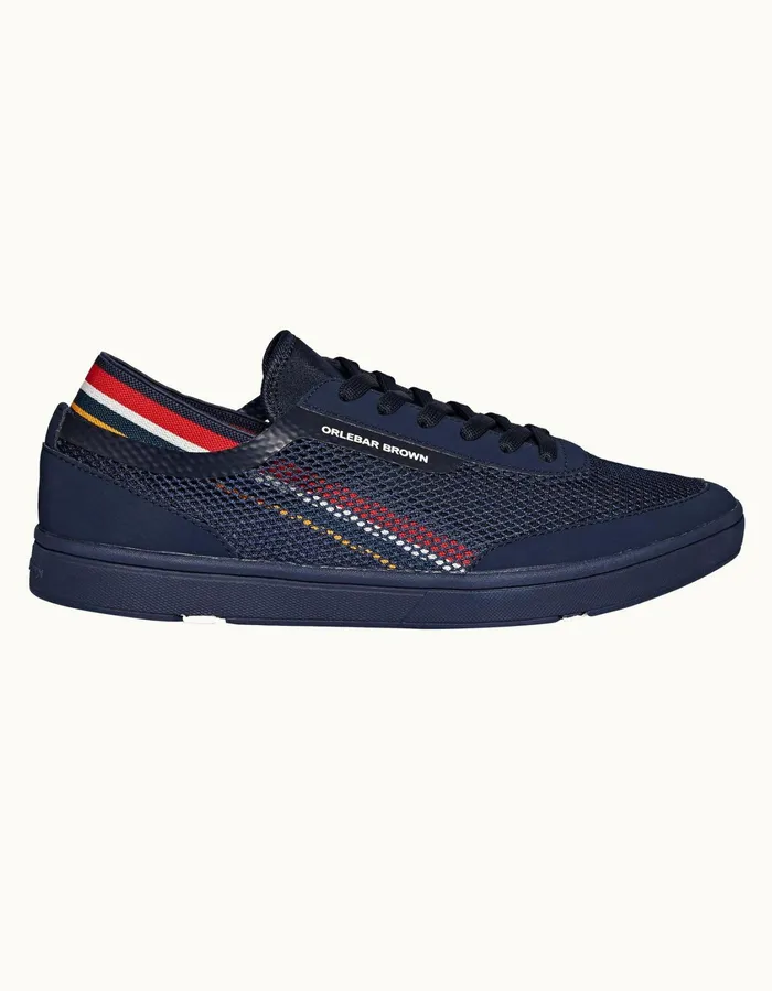 Men Orlebar Brown Footwear Larson Stripe Navyorange