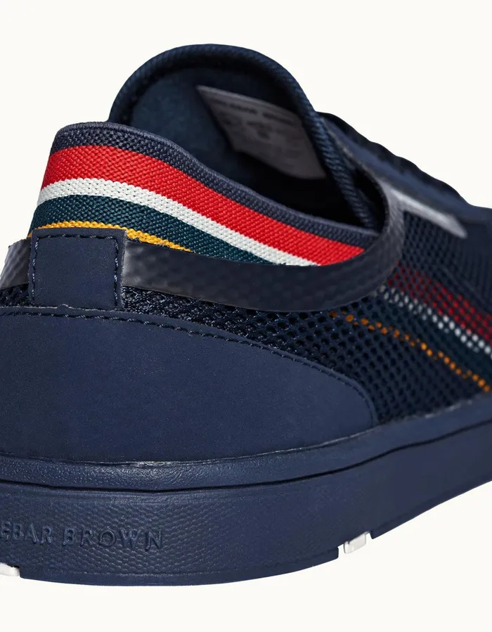 Men Orlebar Brown Footwear Larson Stripe Navyorange