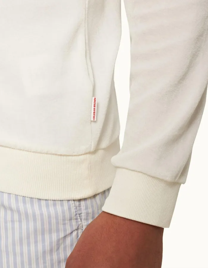 Men Orlebar Brown Polo Shirts Bouvet Towelling Sandbar