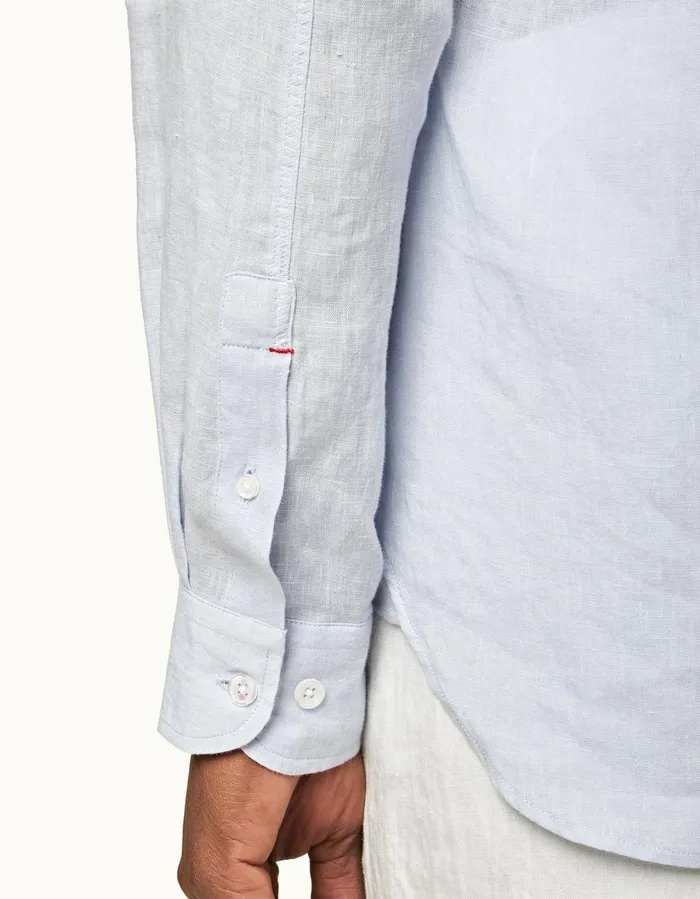 Men Orlebar Brown Shirts Justin Linen Hush