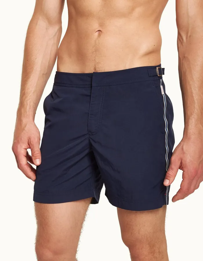 Men Orlebar Brown Swim Shorts Bulldog Midnight Navytidal