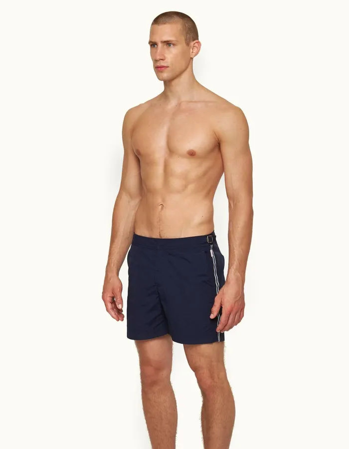 Men Orlebar Brown Swim Shorts Bulldog Midnight Navytidal