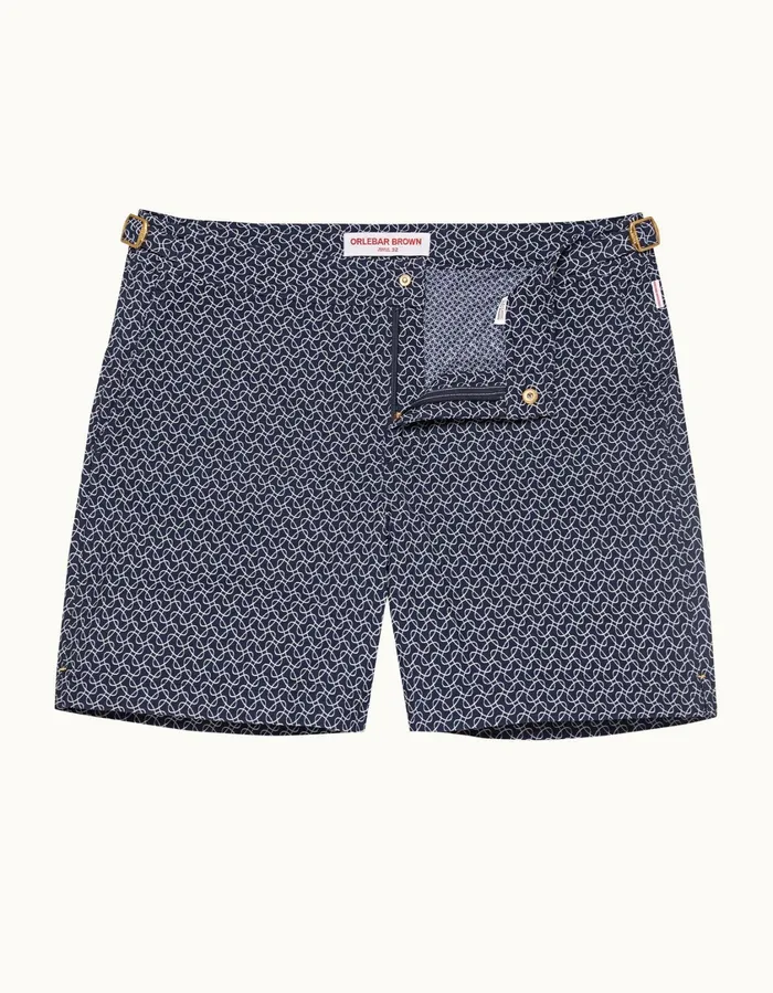 Men Orlebar Brown Swim Shorts Bulldog Night Iriswhite Sand