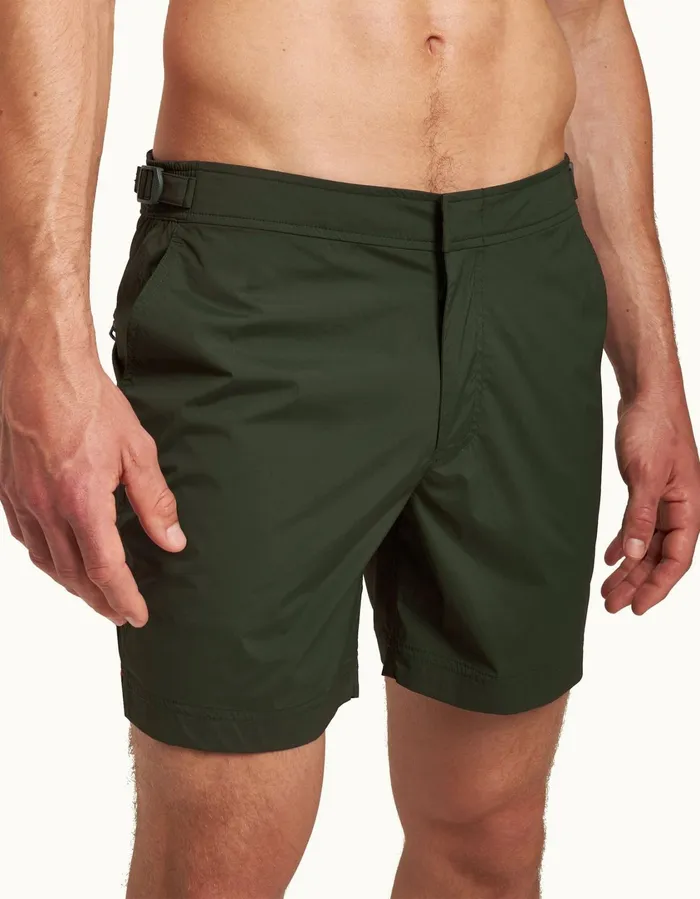 Men Orlebar Brown Swim Shorts Bulldog Sport Dark Sherwood
