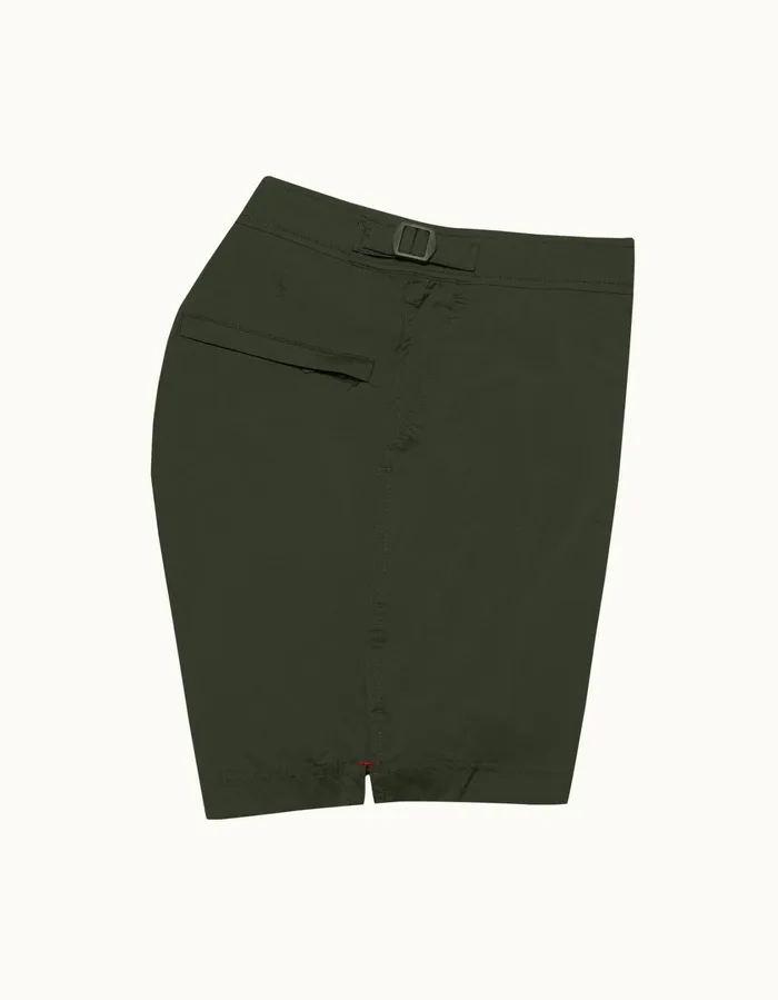 Men Orlebar Brown Swim Shorts Bulldog Sport Dark Sherwood