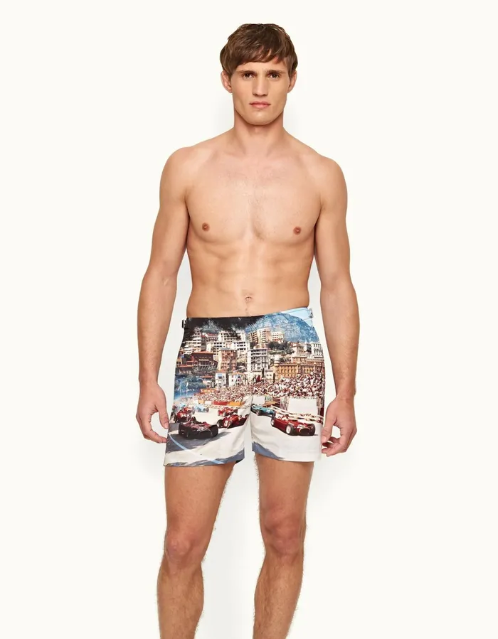 Men Orlebar Brown Swim Shorts Bulldog Start Your Engines