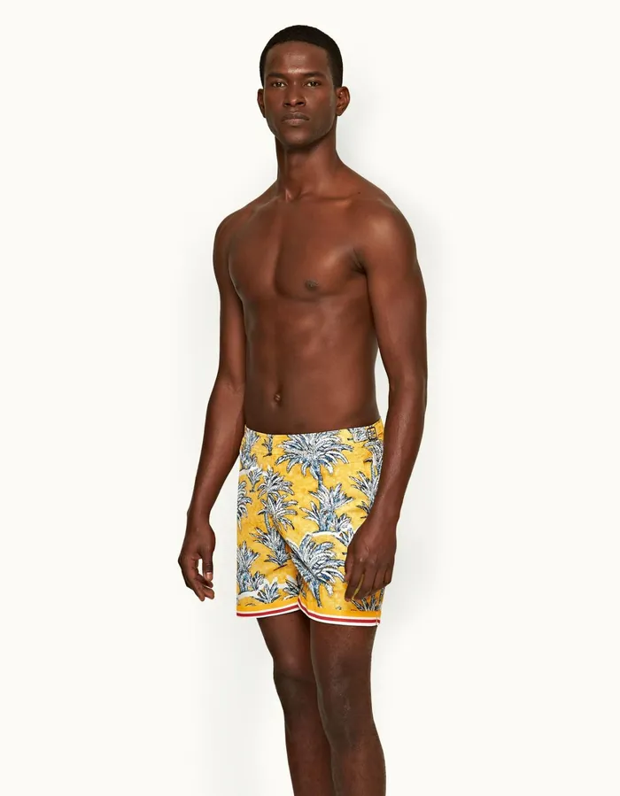 Men Orlebar Brown Swim Shorts Bulldog Toucan Palm