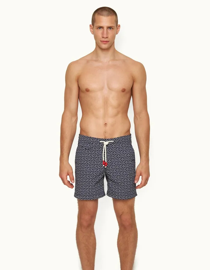 Men Orlebar Brown Swim Shorts Standard Midnight Navy